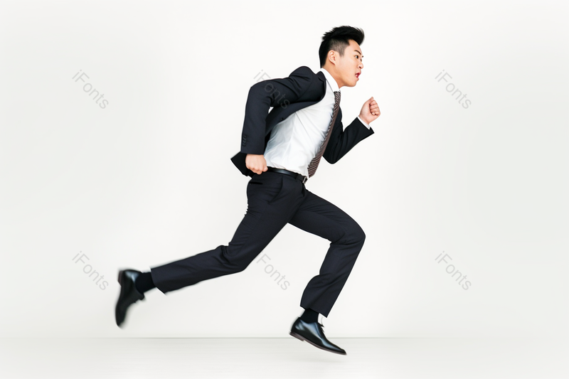 商务男性夸张奔跑广告背景,高清,摄影图,摄影图片,图片大全,摄影图免费下载